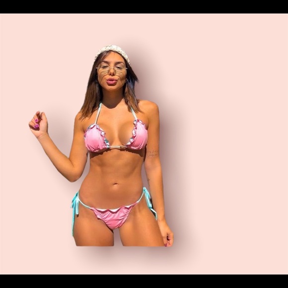 Brazilian bikini in Pink in size M from the brand Morena Tropycana. 😀☀️ - Picture 2 of 2